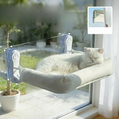 Foldable Window Perch Cat Hammock – Space-Saving Suction Cup Sunbathing Bed