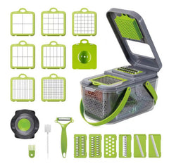 Roomert Multi-Blade Precision Vegetable Chopper & Mandoline Slicer
