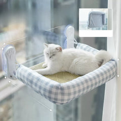 Foldable Window Perch Cat Hammock – Space-Saving Suction Cup Sunbathing Bed