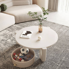 Stylish Beige Laminated Wood Tea Table - Modern Living Room Furniture fbby-1385