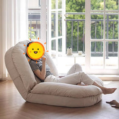 Beige Corduroy Sofa with Black Polyester Down Cushions - Stylish & Comfortable Living Room Essential fbby-1397