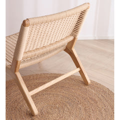 Elegant Ash Wood Chair for Modern Decor | Natural Wood Finish fcf-1480