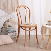 Stunning Beech & Rattan Natural Wood Chair for Elegant Interiors fcf-1481