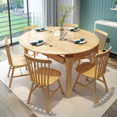 Stunning Brown Solid Wood Dining Table – Perfect for Modern Homes fcf-1491