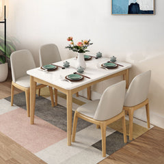 Elegant White Ceramic Tabletop - Perfect for Modern Homes and Offices fcf-1492