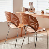 Stylish Light Brown and Black Chair for Modern Living Spaces fcp-1284