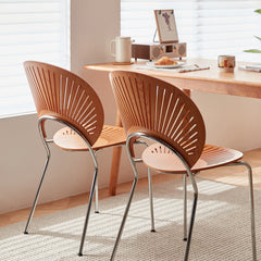 Stylish Light Brown and Black Chair for Modern Living Spaces fcp-1284