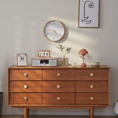 Stunning Natural Cherry Wood Cabinet for Your Elegant Home Decor fcp-1309