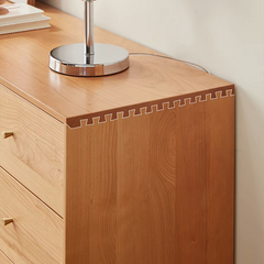 Sleek Cabinet in Rich Natural Cherry Wood - Perfect for Any Home Decor! fcp-1317