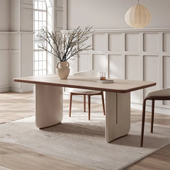 Table White COLOR1 Sintered Stone Multi-layer board Oak fkan-6563
