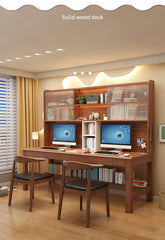 Stylish Brown and White Rubber Wood & Particle Board Table - Modern Gray, Blue, Pink Options Available fl-255