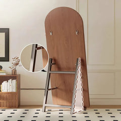 Mirror Black Brown Solid wood Glass Eco-friendly Board flld-6566