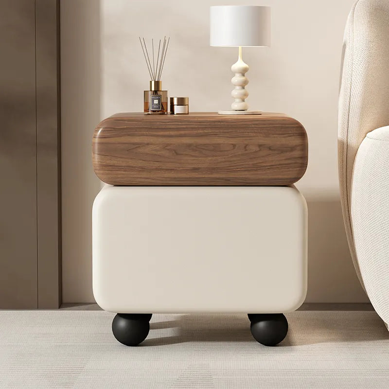 Nightstand Brown/Beige Brown/Khaki Beige Orange/Black Black Green/Beige Khaki/Black Beige/Black Synthetic leather Pine flsjj-6308