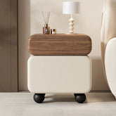 Nightstand Brown/Beige Brown/Khaki Beige Orange/Black Black Green/Beige Khaki/Black Beige/Black Synthetic leather Pine flsjj-6308
