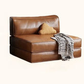 Sofa Brown Beige Black Synthetic leather Down Stuffing cotton fmgj-6329
