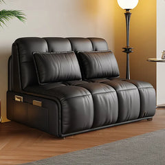 Sofa Khaki Beige Black Light gray Dark gray Brown Synthetic leather Solid wood Stuffing cotton fmm-6361
