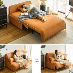 Sofa Orange Khaki Beige Black Gray Brown Synthetic leather Solid wood fmm-6365