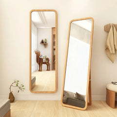 Mirror Natural Brown Glass Pine fnls-6518