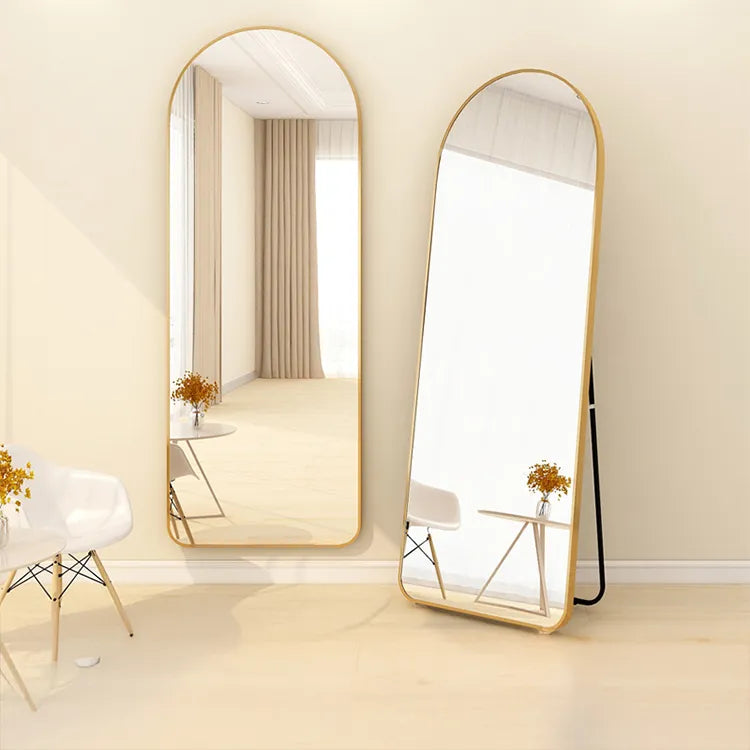 Mirror Black White Golden Glass Aluminum alloy fnls-6519