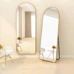 Mirror Black White Golden Glass Aluminum alloy fnls-6519