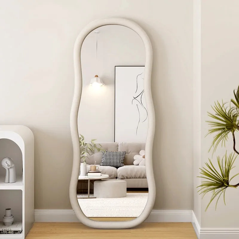 Mirror Beige Camel color Green Black Glass fnls-6521