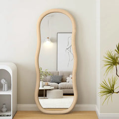 Mirror Beige Camel color Green Black Glass fnls-6521