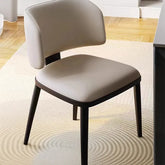Chair Black White Synthetic leather fsd-6369