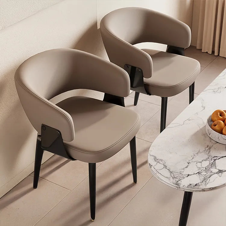 Chair Black Beige COLOR1 COLOR2 Synthetic leather fsd-6371