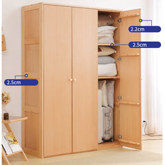 Stylish Natural Beech Wood Cabinet – Modern and Durable Storage Solution fslmz-1083
