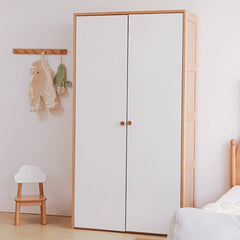 Sleek Modern Cabinet in Natural Beech Wood Finish fslmz-1097