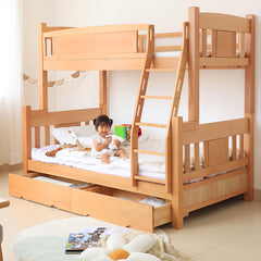 Elegant Bed Frame in Premium Beech, Pine, and Rubber Wood for Modern Bedrooms fslmz-1103