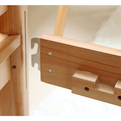 Elegant Bed Frame in Premium Beech, Pine, and Rubber Wood for Modern Bedrooms fslmz-1103