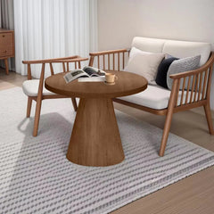 Coffee table Brown COLOR1 HDF Synthetic leather Solid wood Sintered Stone fsmk-6348