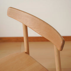 Beech Wood Chair in Natural Finish - Elegant and Timeless Design fxgmz-593
