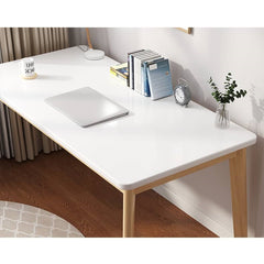 Solid Wood Table in Elegant White Finish - Perfect for Any Modern Home fxjc-920