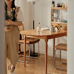 Natural Wood Table in Cherry Finish - Enhance Your Home Décor fyg-656