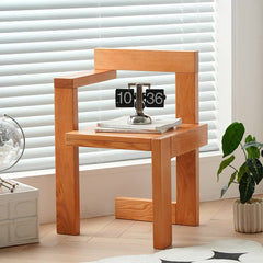 Elegant Natural Ash Wood Chair – Stunning Home Decor Addition fyx-883