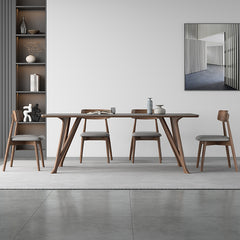 Stunning Grey Ash Wood Ceramic Table - Perfect for Modern Homes hagst-1669
