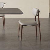 Scratch-Resistant Light Gray Rabric Chair with Oak Frame hagst-330