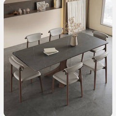 Scratch-Resistant Light Gray Rabric Chair with Oak Frame hagst-330