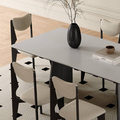 Elegant Multi-Layer Sintered Stone Table with Oak Wood Finish hagst-562