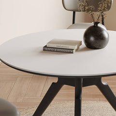 Sleek Grey Black Ash Wood Chair with Comfortable Foam & Stylish Faux Leather Upholstery hagst-817