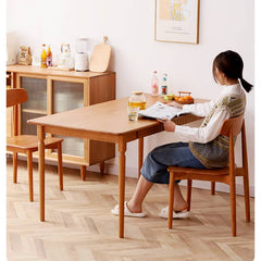 Elegant Natural Wood Chair in Oak and Cherry Finishes – Perfect for Any Room Decor hldmz-716