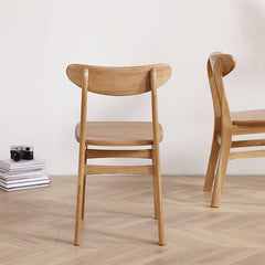 Stunning Oak Wood Chair in Natural Finish – Enhance Your Home Décor hmzj-806