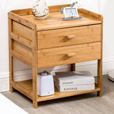 Eco-Friendly Bamboo Storage Rack for a Stylish Natural Wood Look hsl-299