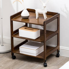 Eco-Friendly Bamboo Storage Rack for a Stylish Natural Wood Look hsl-299