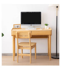 Elegant Natural Bamboo Wood Dining Table - Premium Quality for Modern Homes hsl-71