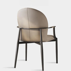 Chair Gray Beige Synthetic leather hslwy-6039