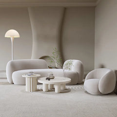 Sofa Beige Green Orange Solid wood Brushed Fabric htyjj-5939