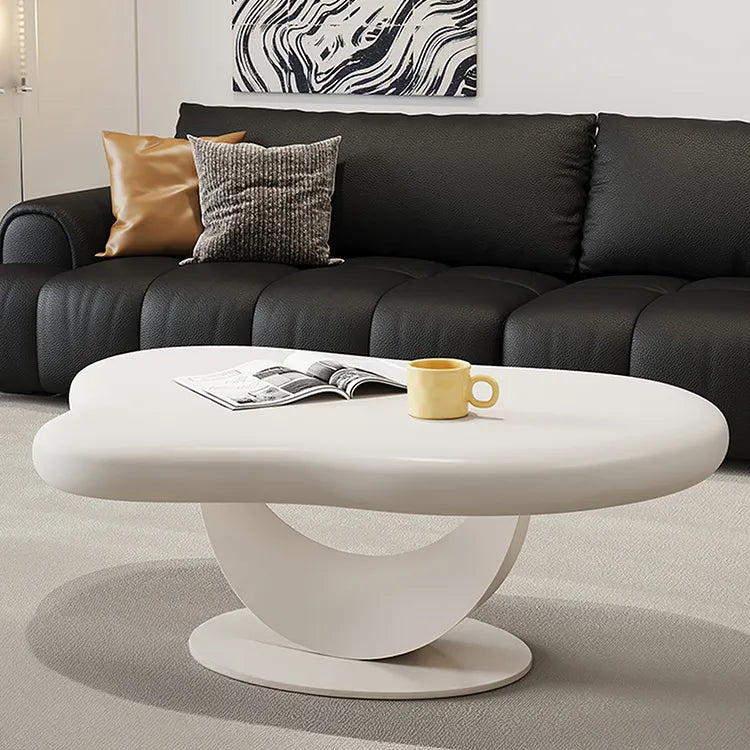 Coffee table Beige Black Eco-friendly Board htyjj-5945